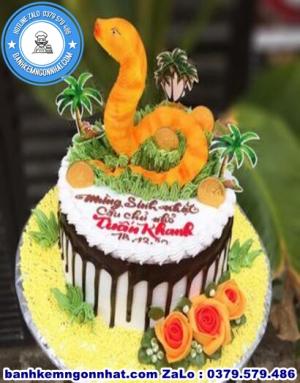 Bánh Kem Con Rắn 06
